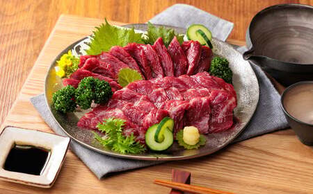 熊本肥育 上赤身馬刺しセット 500g （50g×10パック） 馬刺し 刺し身 赤身 馬 馬肉 お肉 肉 刺し身醤油付 醤油