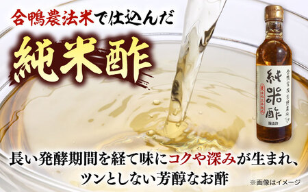 合鴨家族 古野農場 純米酢 300ml×12本セット 合鴨家族 古野農場/桂川町 [ADAL015] 酢 純米酢 米 米酢 