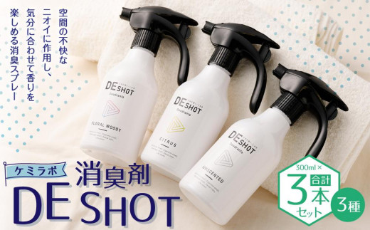 
消臭剤ギフトセット「ケミラボDE SHOT」
