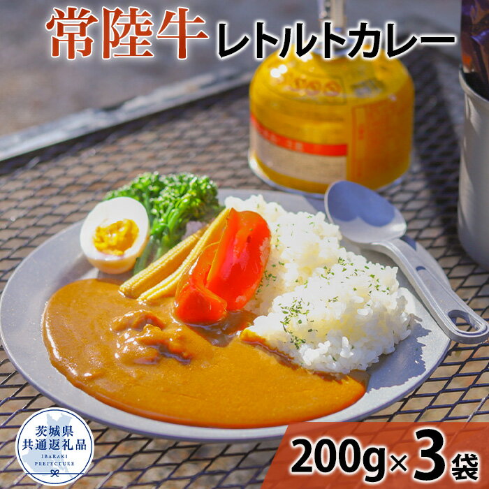 【ふるさと納税】常陸牛 レトルト ビーフカレー（茨城県共通返礼品）