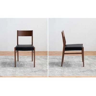 ふるさと納税 大川市 DCジャンブル01 ダイニングチェア ビーチウォールナットブラウン オールマイティブラック |  | 02