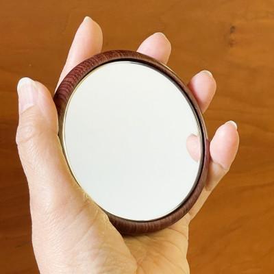ふるさと納税 大川市 【Face Mirrorローズウッド材+オーク材】様々な用途で使用できるフェイスミラー |  | 03