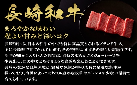 【和牛セレブ】長崎和牛焼肉肩ロース 200g ( 長崎和牛 和牛 焼肉 肩ロース )【182-0006】