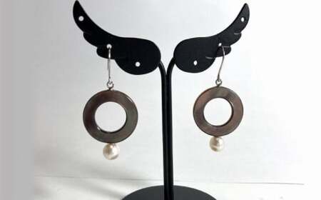 あこや真珠/黒蝶シェルピアス【パール ピアス 高級 しんじゅ あこや ファッション ギフト 贈り物 贈答 母の日  人気 おすすめ 高知県 南国市】