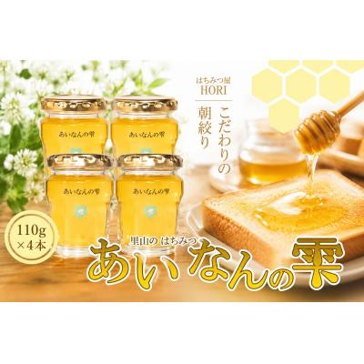 ふるさと納税 愛南町 里山のはちみつ 〜あいなんの雫〜 110g×4本セット