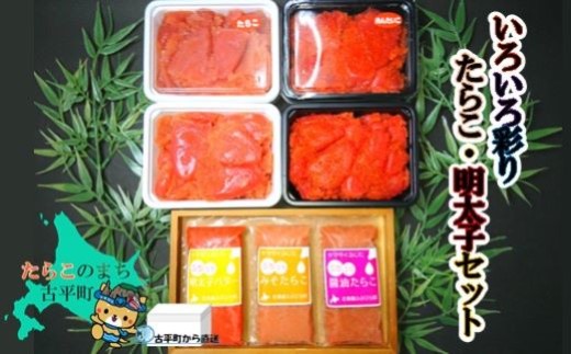 【17003】いろいろ彩りたらこ・明太子セット ～古平町から直送～