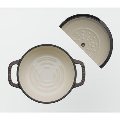 ふるさと納税 名古屋市 オーブンポット2 MINI 14cm【ヘーゼルナッツブラウン】(セルフスタンディングリッド) |  | 02