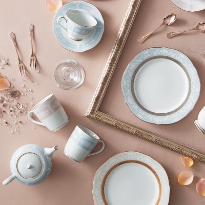 ノリタケ【レースウッドゴールド】マグカップ(ピンク)【1637792】