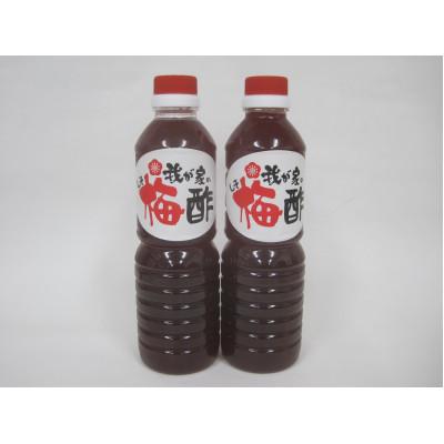 ふるさと納税 若狭町 若狭の梅酢(500ml×2本、合計1000ml)　梅干しを漬けていた汁　目白大学生が考案のレシピつき