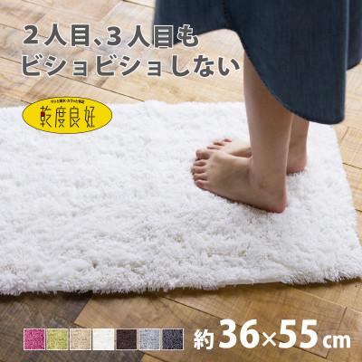 ふるさと納税 海南市 乾度良好 Dナチュレ バスマット 約36×55cm ホワイト 吸水速乾 裏面すべり止め加工