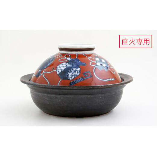 有田焼 ふくせん窯 野崎洋光の蒸器 土鍋 直火専用鍋 耐火陶土 川本治兵衛商店 A160-7_イメージ3