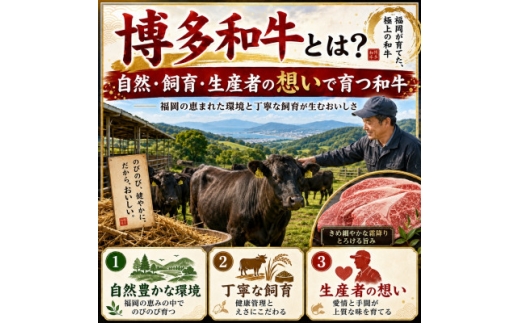 この味プレミアム!＜A4～A5＞博多和牛赤身モモ焼肉用 1kg(250g×4p)【1767649】