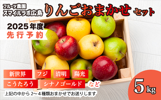 【先行受付】りんご　おまかせセット りんご リンゴ 林檎 詰め合わせ おまかせ 新鮮 産地直送 広島県三原市 【2025年10月中旬以降順次発送】059013