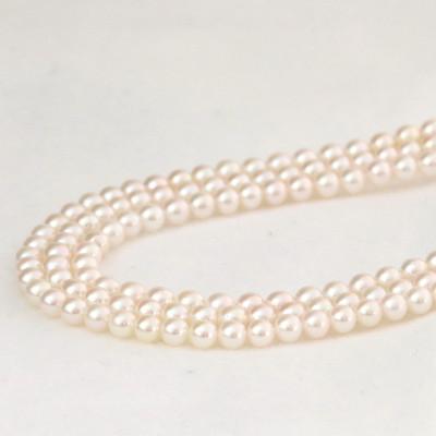 ふるさと納税 山梨市 SVあこやベビーパール3連ネックレス【4.0-4.5mm】40cm |  | 02
