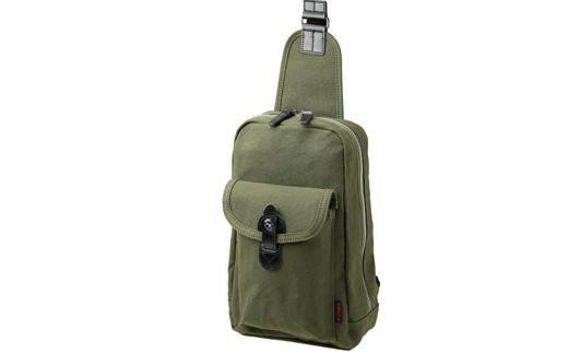 【ふるさと納税】ワンショルダーバッグ 豊岡鞄 Stitch-on ボディバッグ 52195（グリーン） かばん バッグ ショルダー オイルレザー 認定商品