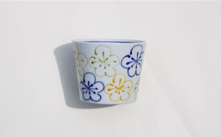 【波佐見焼】花柄 そばちょこ 5色セット 食器 皿 【協立陶器】 [TC38]