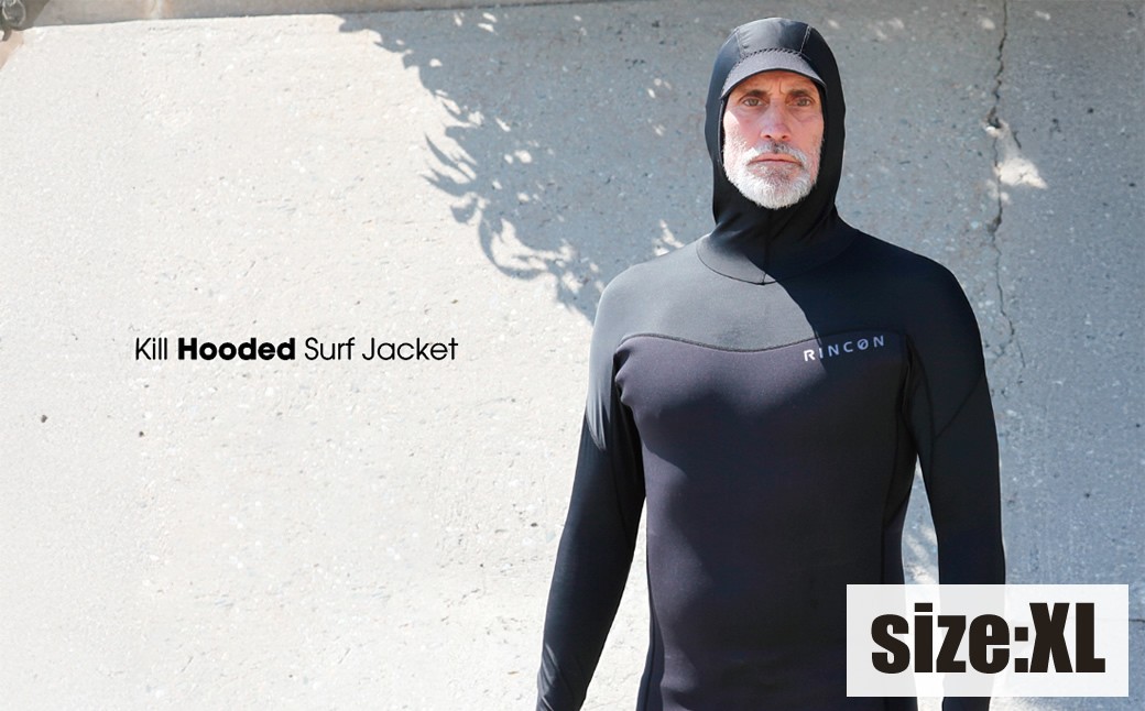 
            ウエットスーツ Rincon 1mm KILL HOODED 長袖 JACKET 真夏仕様 5.5cm バイザー付き XLサイズ【 マリンスポーツ ウエットスーツ サーフィン ダイビング 海老名市 トシズマリンプロジェクト 】
          
