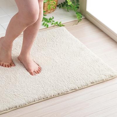 ふるさと納税 海南市 思わず頬ずりしたくなるバスマット プレミアム60×90cm　ベージュ