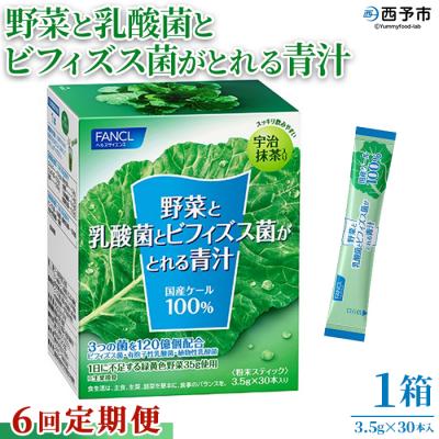 ふるさと納税 西予市 【6ヶ月定期便】野菜と乳酸菌とビフィズス菌がとれる青汁