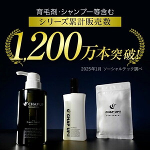 【3ヶ月定期便】＼毎月お届け／ チャップアップ シャンプー 詰替用 300ml｜CHAP UP 定期便 シャンプー 詰め替え パウチ メンズ 濃密泡 スカルプ アミノ酸 シャンプー ノンシリコン スカ