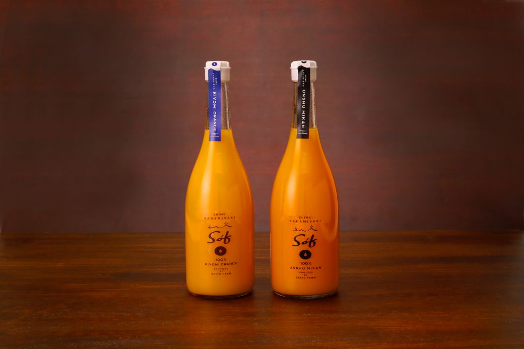【ふるさと納税】Saito Orange Farm 温州みかん720ml×1本＋清見720ml×1本 計2本セット【 ふるさと納税 人気 おすすめ ジュース みかん 蜜柑 柑橘 温州みかん 清見 みかんジュース フルーツ 果物 西宇和 Saito Orange Farm 愛媛県 伊方町 送料無料 】 IKTAQ023