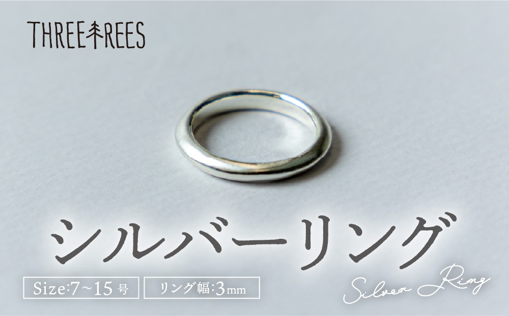 【日常のアクセントに】シルバーリング  LS-06  / マット / 10号 マット / 10号