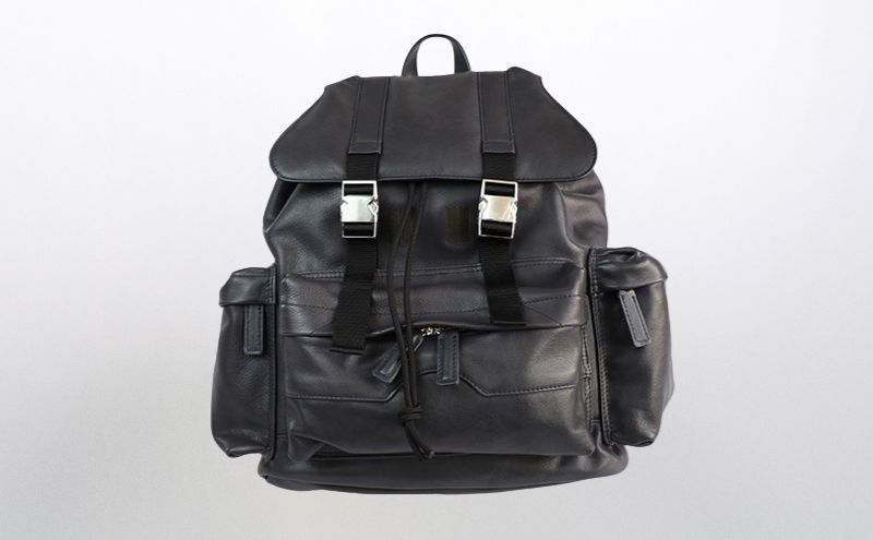 防水革 キャッスルフラップリュック ダークグレー イエローベージュ レザー メンズ レディース ユニセックス レザーバッグ 本革 日本製 職人手づくり 姫路市 兵庫県