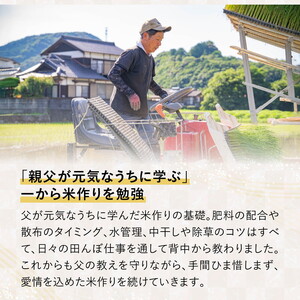 【令和8年産新米】【先行予約】【2ヵ月定期便】谷口さん家のコシヒカリ 計10kg（5kg×2回） | ご飯 白米 お米 5kg 10kg 令和8年産 精米済み 愛媛県鬼北町 ※離島への配送不可 ※20
