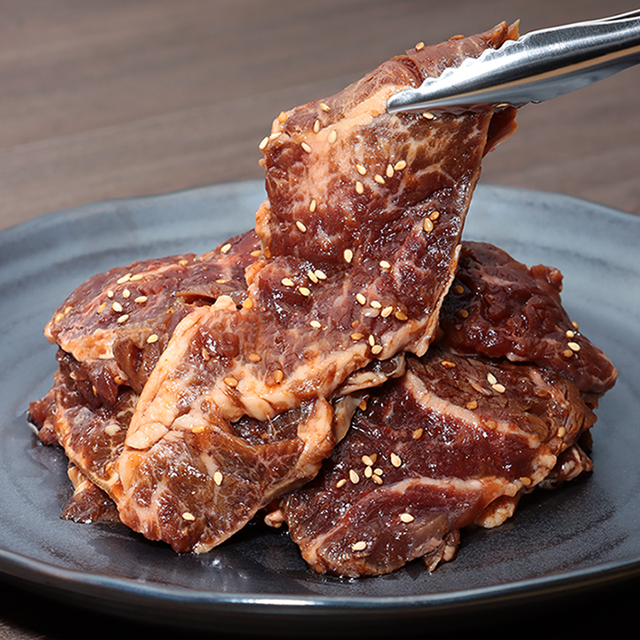 ＜三和食品＞漬込み牛ハラミ（利府梨のたれ使用）390ｇ×2パック