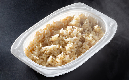 【定期便3回】やまがた玄米パックごはん 150g×9個  (つや姫) ラベルレス 訳あり 山形 パックライス 備蓄 保存 FY25-166