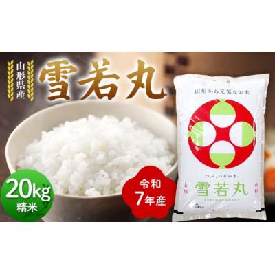 ふるさと納税 戸沢村 ≪先行予約≫令和7年度 山形県産 雪若丸 20kg(5kg×4) 精米 F7W-0265