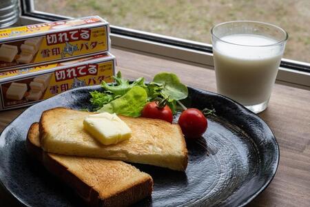 【6か月 定期便】切れてる 雪印 北海道 バター（10g×10個入）×10個　| バター バター