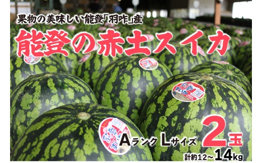 【7月のみ受付】 スイカ 2玉 (計約12~14kg)スイカ 大玉 能登スイカ ALサイズ スイカ 1玉 約6~7kg 能登西瓜 すいか 能登すいか 能登赤土すいか 夏 夏休み 甘み 果汁 たっぷり 暑中見舞い お中元 お盆 夏ギフト お取り寄せ 常温 配送 送料無料 能登 赤土スイカ 果物 果実 くだもの 西瓜 フルーツ 大きい 甘い 美味しい 北陸 特産品 石川 石川県 羽咋