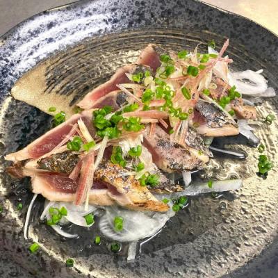 ふるさと納税 四万十市 四万十市場のカツオ塩たたき(塩振り、スライス済、血合い抜)・カツオ生節醤油漬けセット 26 |  | 02