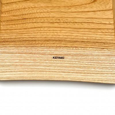 ふるさと納税 丹波市 ガラスのような木のお皿「一人膳 八寸」ケヤキ　Sサイズ　2枚セット |  | 03