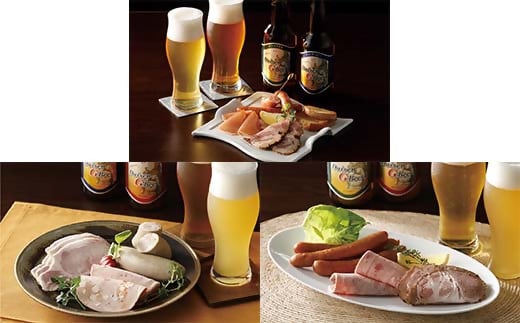 【定期便】大山Ｇビール・大山ハムコースＢ（全３回）【高島屋選定品】