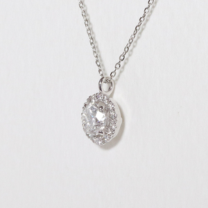 プラチナ　0.3ct up 取り巻き　ペンダント