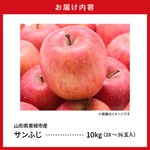 【2026年産】りんご「サンふじ」約10kg(28～36玉入) りんご