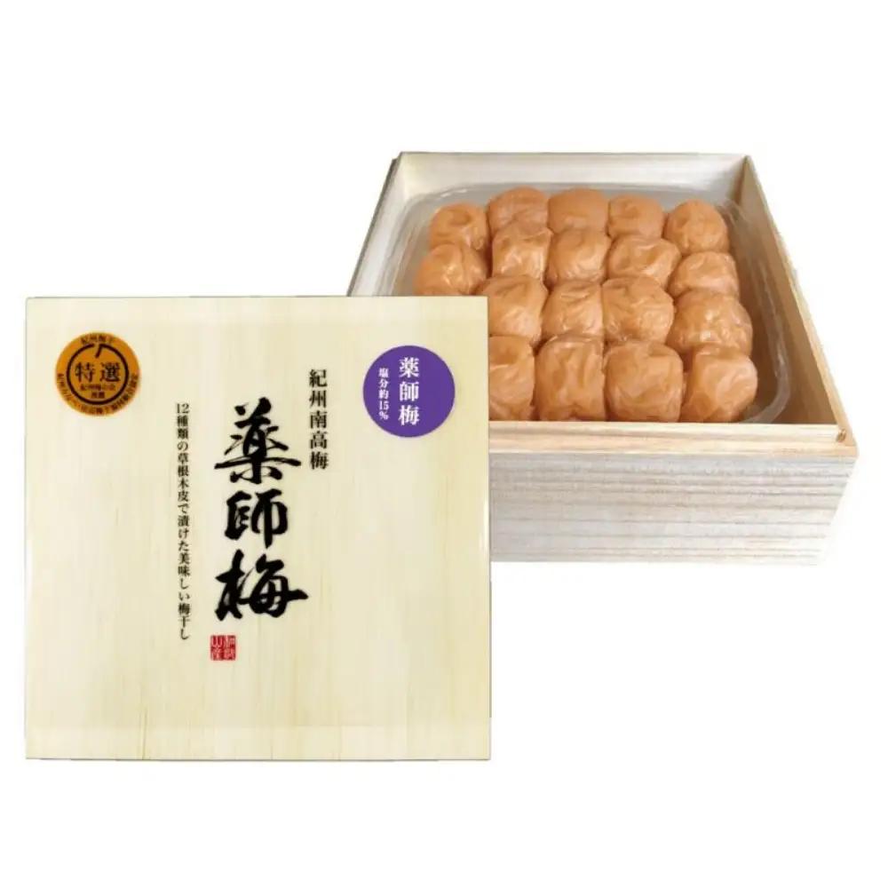 薬師梅 贈答用 木箱入り梅干し 450g／塩分15％　　 maruni011【maruni011】