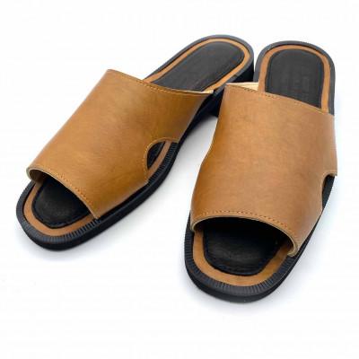 ふるさと納税 御所市 WRAP SANDALS/ラップサンダル　 キャメル×ブラック　24(24.0〜24.5cm)