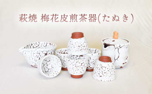 
            萩焼 梅花皮煎茶器(たぬき)　｜HG000965
          