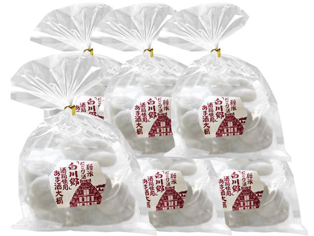 
純米にごり酒白川郷 あま酒大福×6袋
