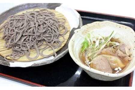 明治１７年創業　東京庵の『鴨ざるそばセット』（5人前）