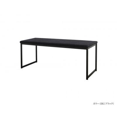 ふるさと納税 大川市 ダイニングベンチ ベンチ イス 110 BK(ブラック) スチール脚 国産【開梱設置込み】 |  | 01