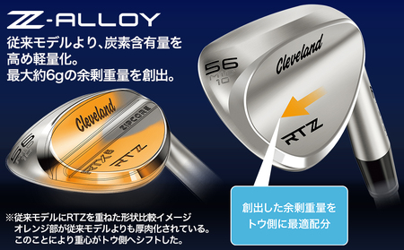 RTZ ツアーサテン ウエッジ【950GH/neo/56度/Mid/S】《2025年モデル》_DI-C709-56M