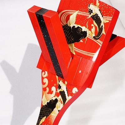 ふるさと納税 香美市 【高知のよさこい文化】 色彩鳴子　ノース　1組