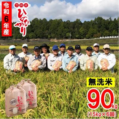ふるさと納税 笠岡市 【令和6年産 先行受付】無洗米  ひのひかり 笠岡産 90kg 太陽の恵み O-6_90k_無洗米 | 