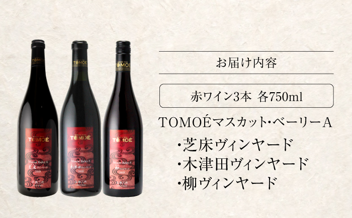 ～三次のMBAを味わう～マスカット・ベーリーA 3ヴァインヤードセット ワイン 受賞 飲み比べ ワインセット ギフト 三次市/広島三次ワイナリー [APAZ031]