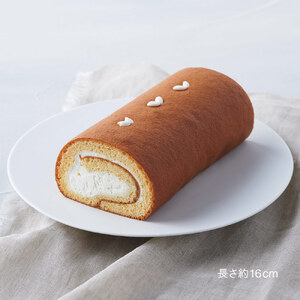 SA1287　 お米のバウム 1個(庄内産完熟メロン)・お米のロールケーキ 1本(プレーン)の詰め合わせ