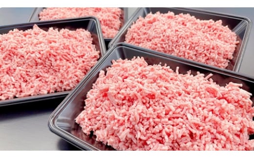 
            （冷凍） 【受付時期・発送時期限定】 定期便 松阪牛入り 合挽ミンチ 400g×4 月1回 合計6回発送 b-95 ／ 瀬古食品 ふるさと納税 牛肉 松阪肉 名産 ブランド 霜ふり本舗 三重県 大紀町
          